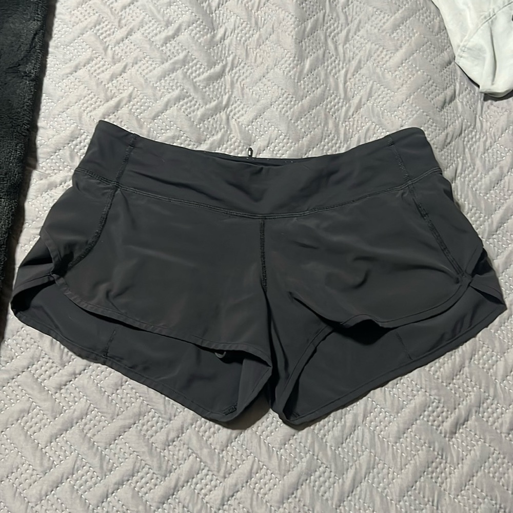 Black lululemon shorts